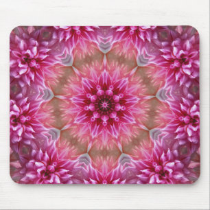 Tapis De Souris Motif géométrique à fleurs rose Mandala-67545
