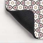 Tapis De Souris Motif géométrique Abstrait jaune blanc (Coin)