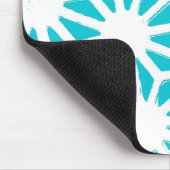 Tapis De Souris Motif géométrique Aqua (Coin)