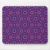 Tapis De Souris Motif géométrique avec Tri-Hexago tronqué violet (Devant)