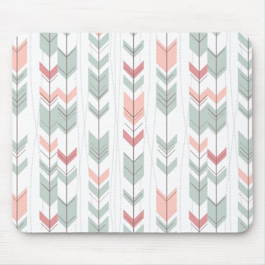 Tapis De Souris Motif géométrique dans le rétro style (Devant)