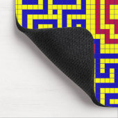 Tapis De Souris Motif géométrique en mosaïque sans joint (Coin)