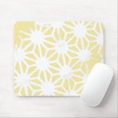 Tapis De Souris Motif géométrique jaune citron (Avec souris)