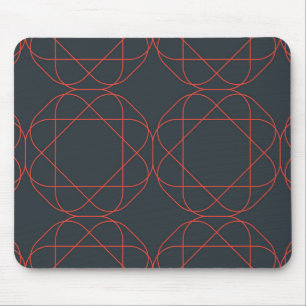 Tapis De Souris Motif géométrique moderne, simple, mignon, ludique