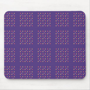 Tapis De Souris Motif géométrique triangle violet