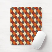 Tapis De Souris Motif Gingham d'automne  (Avec souris)