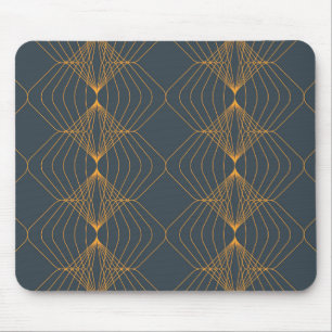 Tapis De Souris Motif graphique géométrique chic, élégant et simpl