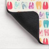 Tapis De Souris Motif grunge de dent (Coin)