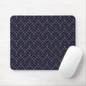 Tapis De Souris Motif Hexagon bleu (Avec souris)
