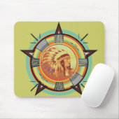 Tapis De Souris Motif indien (Avec souris)