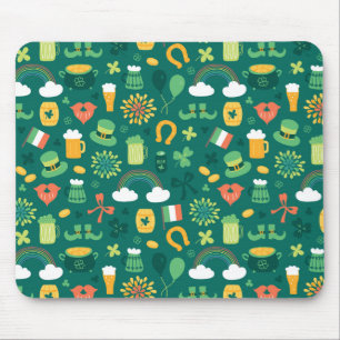 Tapis De Souris Motif irlandais mignon d'icône