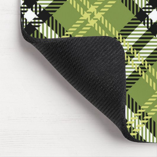 Tapis De Souris Motif irlandais vert de plaid (Coin)