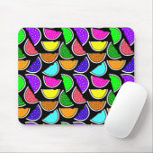 Tapis De Souris Motif joli pastèque coloré (Avec souris)