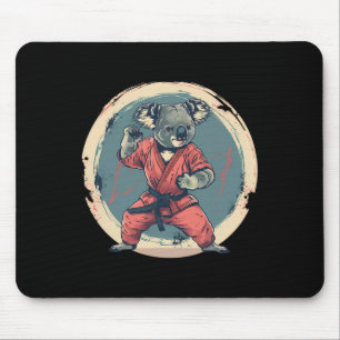 Tapis De Souris Motif Koala Karaté Taekwondo Jiu-jitsu Mma Kickbox