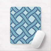 Tapis De Souris Motif Lignes Bleues (Avec souris)