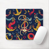 Tapis De Souris Motif Marin (Avec souris)