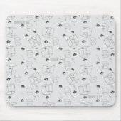 Tapis De Souris Motif mathématique moderne (Devant)