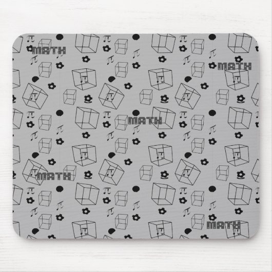 Tapis De Souris Motif mathématique moderne (Devant)