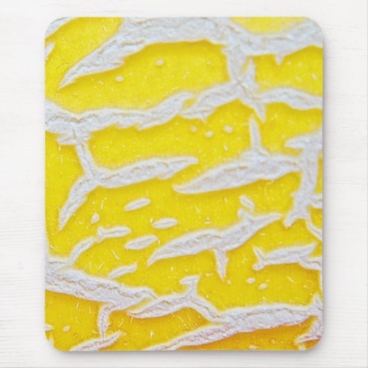 Tapis De Souris Motif melon jaune (Devant)