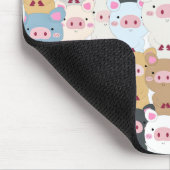 Tapis De Souris Motif mignon de cochons (Coin)