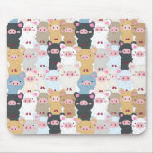 Tapis De Souris Motif mignon de cochons (Devant)