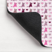 Tapis De Souris Motif mignon de filles de chaton (Coin)