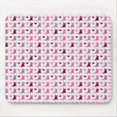 Tapis De Souris Motif mignon de filles de chaton (Devant)