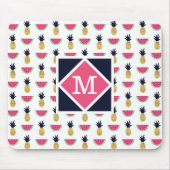 Tapis De Souris Motif mignon de griffonnage d'ananas et de (Devant)