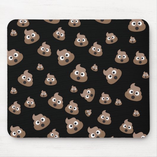 Tapis De Souris Motif mignon d'Emoji de dunette (Devant)