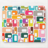 Tapis De Souris Motif moderne du milieu du siècle (Devant)