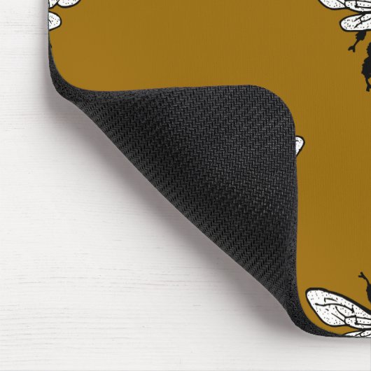 Tapis De Souris Motif Mousepad d'abeille de Mellifera d'api (Coin)