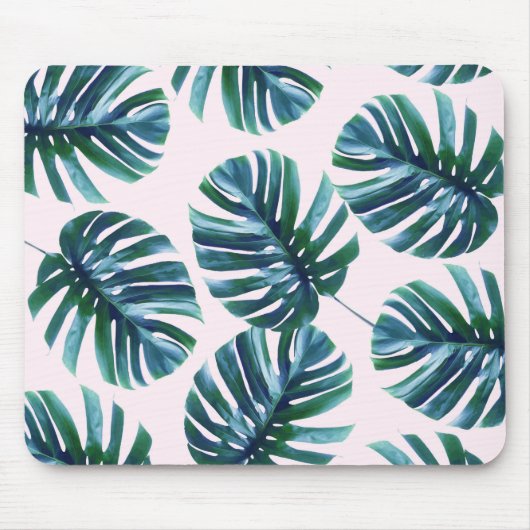 Tapis De Souris Motif Mousepad de Monstera (Devant)