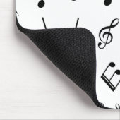Tapis De Souris Motif musical (Coin)