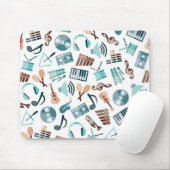 Tapis De Souris Motif musical (Avec souris)