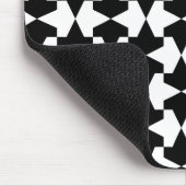 Tapis De Souris Motif musulman noir et blanc classique (Coin)