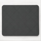 Tapis De Souris Motif net, noir avec blanc (Devant)