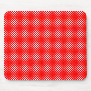 Tapis De Souris Motif net rouge avec blanc