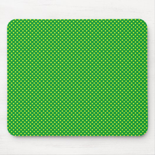 Tapis De Souris Motif net vert avec jaune (Devant)