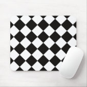 Tapis De Souris Motif noir et blanc (Avec souris)