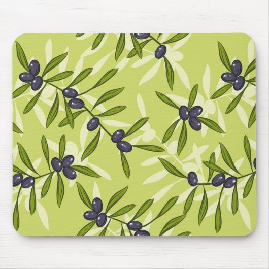 Tapis De Souris Motif olive (Devant)