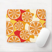 Tapis De Souris Motif orange (Avec souris)