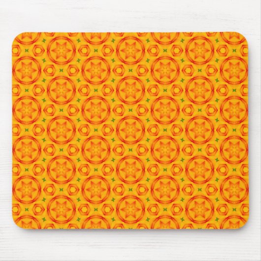 Tapis De Souris Motif Orange Terrazzo (Devant)
