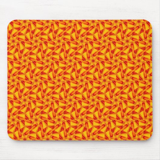 Tapis De Souris Motif Orange Terrazzo (Devant)