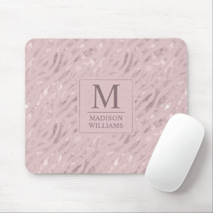 Tapis De Souris Motif Pailleté Or Rose Pâle Douceur Douce Personna