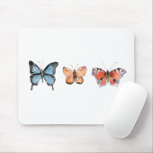 Tapis De Souris Motif papillon (Avec souris)