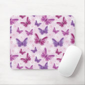 Tapis De Souris motif papillon (Avec souris)