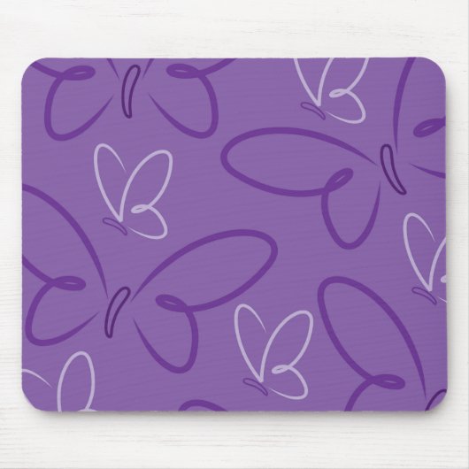 Tapis De Souris Motif papillon (Devant)