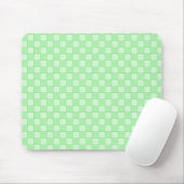 Tapis De Souris Motif Patchwork Vert (Avec souris)