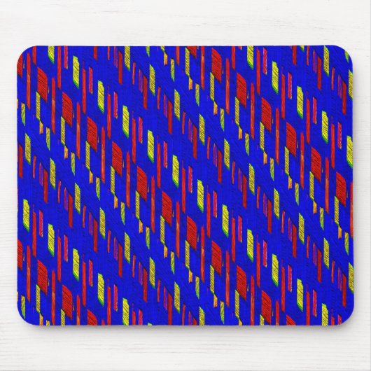 Tapis De Souris Motif peint Abstrait (Devant)