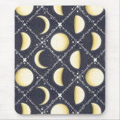 Tapis De Souris Motif Phases de lune céleste (Devant)